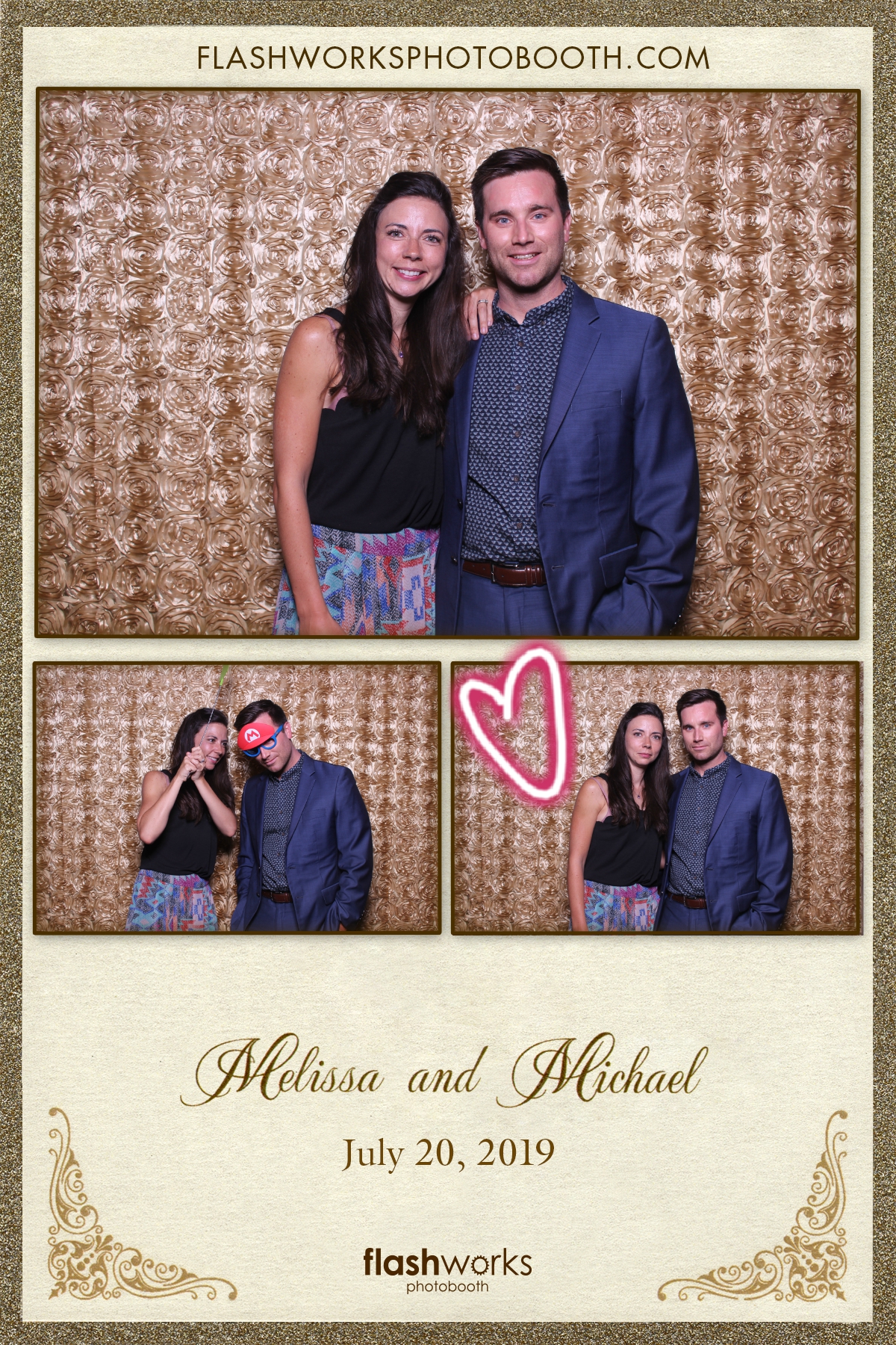 Michael and Melissa's Wedding | View more photos from the event at gallery.flashworksphotobooth.com/u/FlashworksPhotoboothInc/Michael-and-Melissas-Wedding
